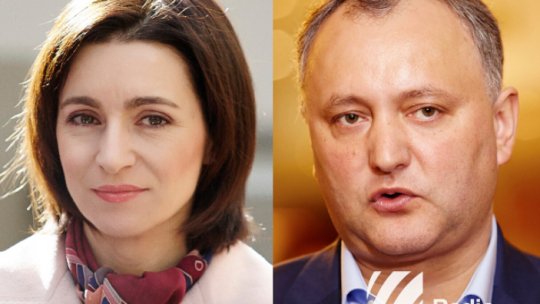 Alegeri R. Moldova: Maia Sandu și Igor Dodon, în turul doi