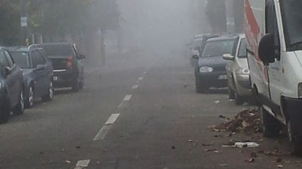 Ceaţa creează probleme în centrul şi în vestul ţării