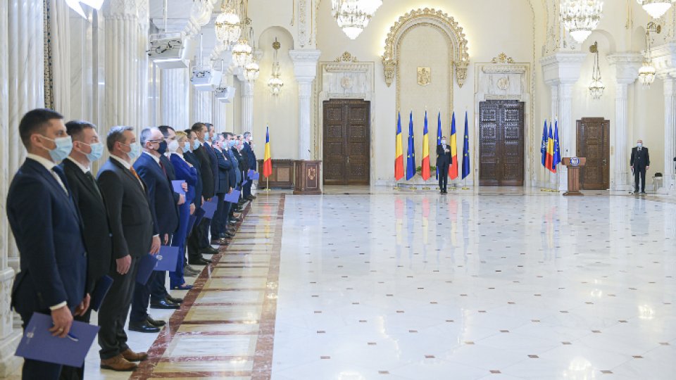 The members of the Citu government took the oath at Cotroceni