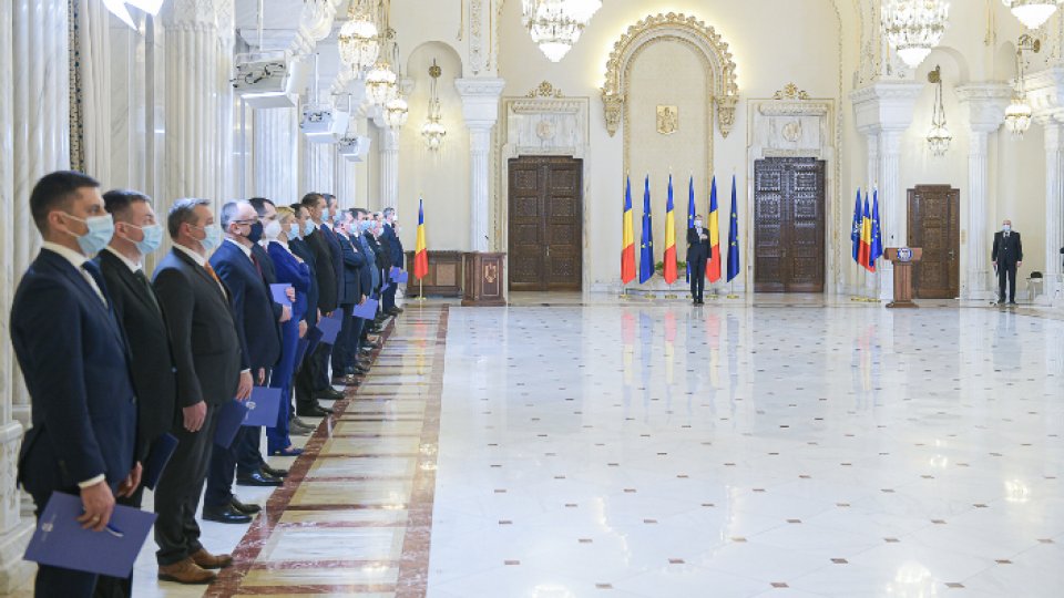 The members of the Citu government took the oath at Cotroceni