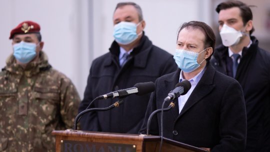 Premierul Florin Cîțu, declarații la Institutul Cantacuzino (VIDEO și TEXT)