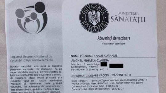 Mesajul asistentei medicale care s-a vaccinat prima în România #anti-Covid