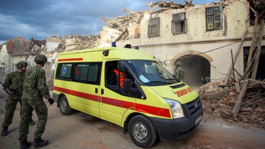Cutremur în Croația: Echipe de salvare caută supraviețuitori printre ruine