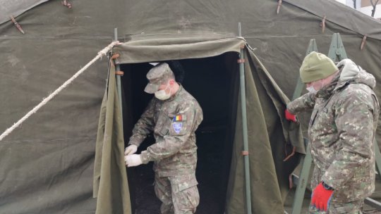 MApN instalează corturi pentru triaj epidemiologic lângă spitale #Covid-19