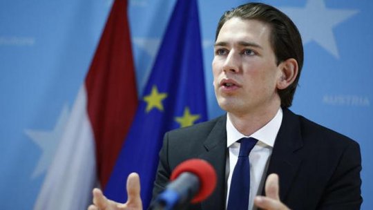 Cancelarul austriac Sebastian Kurz se arată îngrijorat