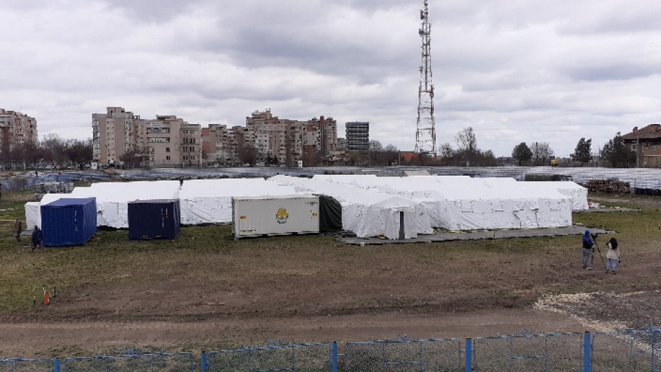 MApN a instalat un spital modular de intervenție la Constanța