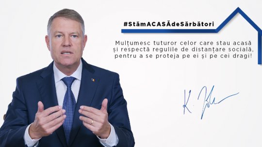 VIDEO: Declarație de presă a președintelui Klaus Iohannis