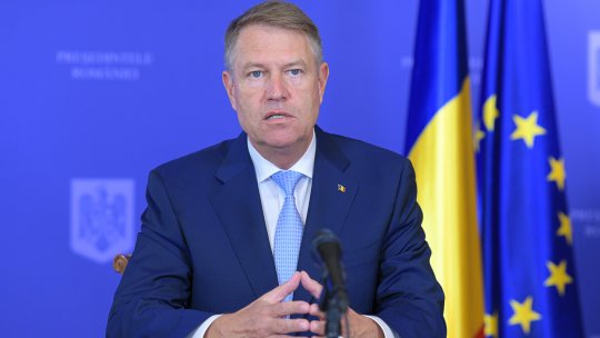 Preşedintele Iohannis, apeluri către populaţie şi către instituţii