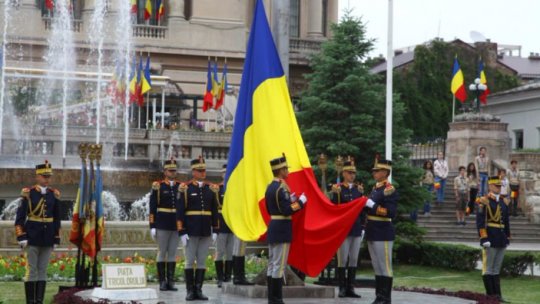 Alba - National Flag Day, celebrated in Tricolor Square