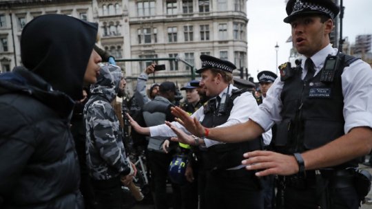 Manifestaţii de solidaritate cu protestele din SUA, la Londra