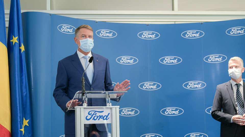 Klaus Iohannis, visit to the Ford factory in Craiova