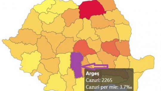 12 localităţi din judeţul Argeş ar putea fi carantinate #Covid-19