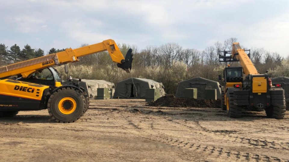 Module în loc de corturi la Spitalul Militar de Campanie de la "Ana Aslan"