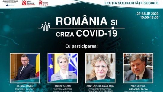 "România și criza COVID-19. Eforturi, rezultate și lecția solidarității"