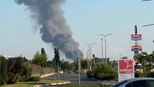 Incendiu la o fabrică de ambalare a orezului din Bragadiru