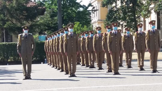 Graduation Ceremony at the Basarab 1 Military School in Pitesti