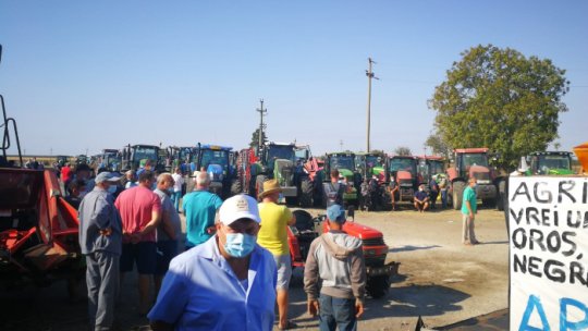 Protest al fermierilor din județul Constanţa