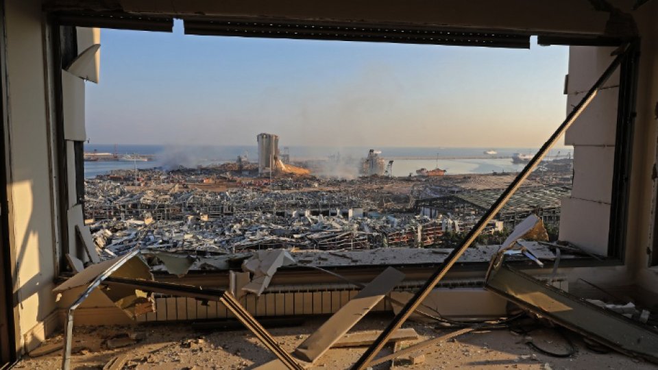 Exploziile din Beirut (VIDEO). Ambasada României, afectată