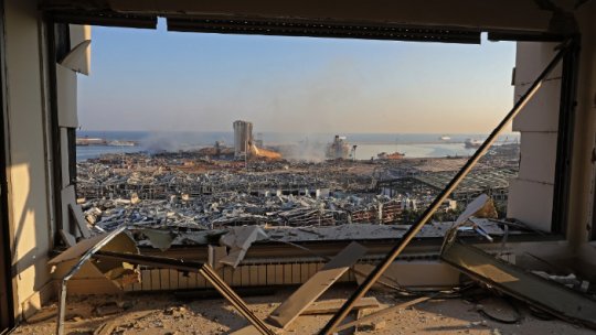 „Niciun român” printre victimele deflagraţiei de la Beirut