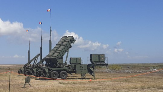 Reception ceremony of the first Patriot surface-to-air missile system