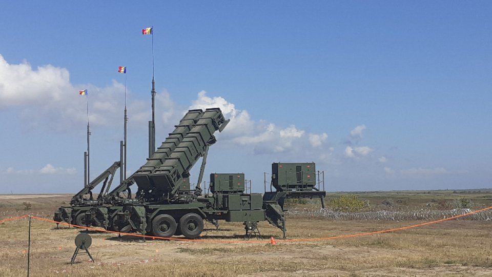 Reception ceremony of the first Patriot surface-to-air missile system
