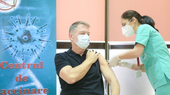 Președintele Klaus Iohannis s-a vaccinat împotriva COVID-19