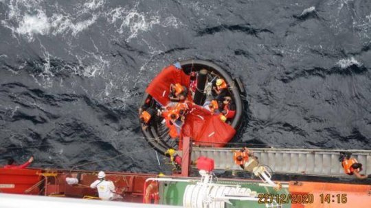 Comandantul român Constantin Dinu, erou pe mare