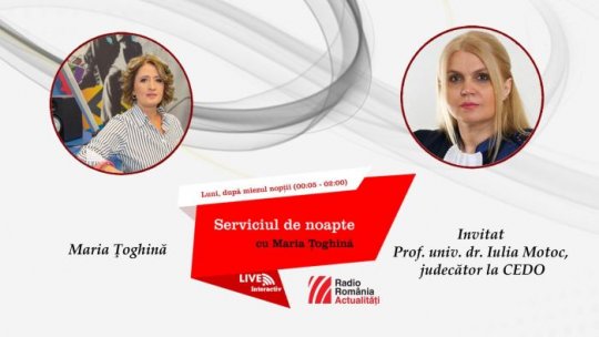 Prof. univ. dr. Iulia Motoc, judecător la CEDO, în dialog cu Maria Țoghină