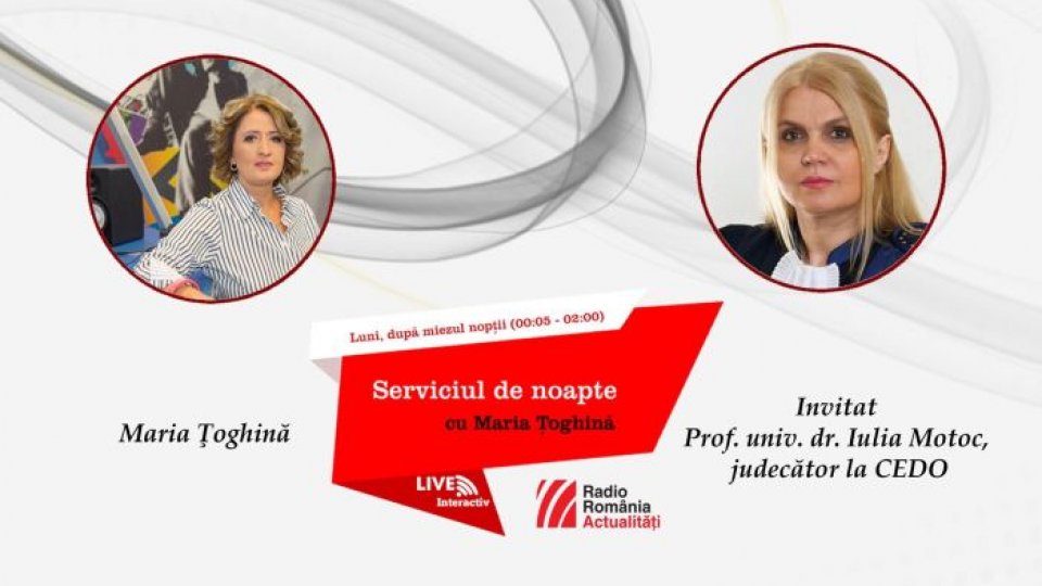 Prof. univ. dr. Iulia Motoc, judecător la CEDO, în dialog cu Maria Țoghină 