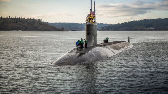 Marea Chinei de Sud: Un submarin nuclear american s-a ciocnit cu un obiect