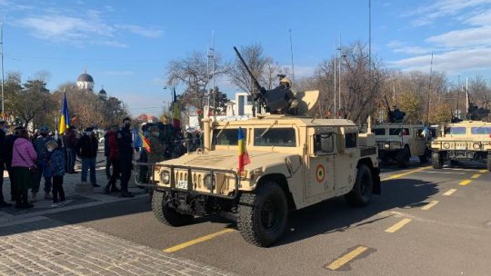 FOTO: Repetiția generală pentru parada militară de Ziua Națională