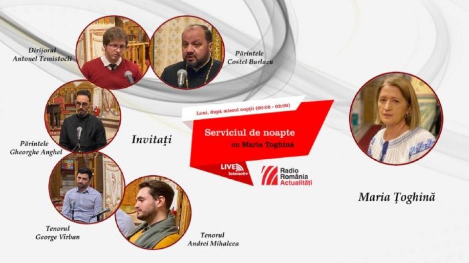 Ediție specială a Serviciului de noapte, de la Biserica Parohiei Brâncuși