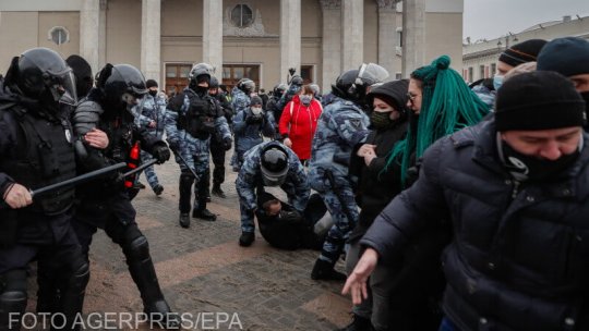 SUA condamnă "tacticile dure" folosite de Rusia împotriva protestatarilor