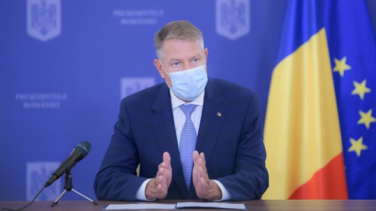 Klaus Iohannis: Sanitary restrictions must continue to be respected