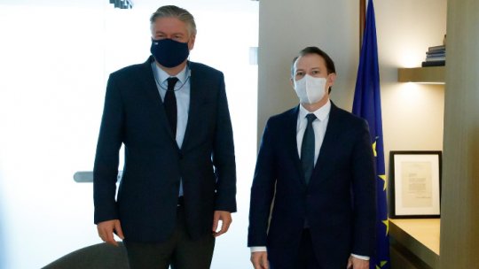 Premierul Florin Cîţu, discuţii cu oficialităţile europene