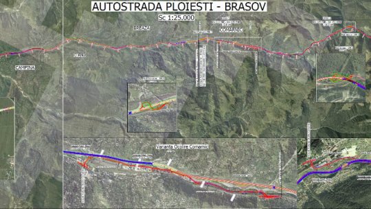 Documentaţia tehnică pentru autostrada Ploieşti-Braşov a fost semnată