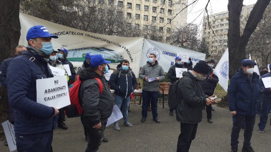 Protest al feroviarilor