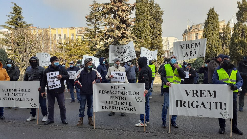 Proteste ale agricultorilor constănțeni