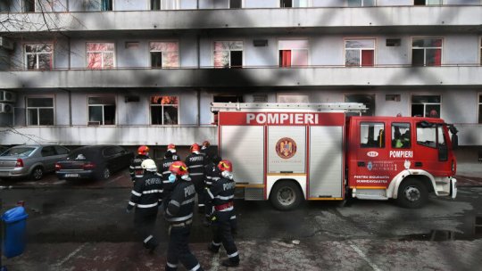 "Marţi vom avea un raport privind incendiul de la Spitalul Matei Balş''