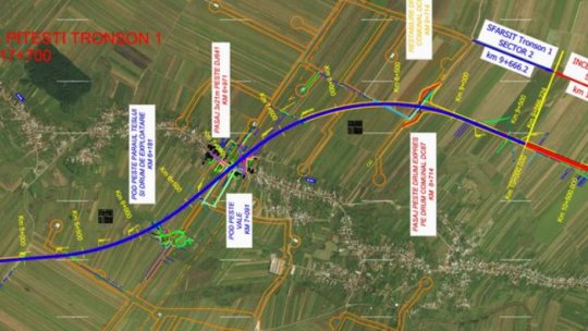 Primul lot al Drumului Expres Craiova-Pitești, blocat într-un câmp de sonde