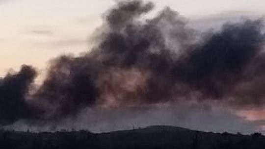 Incendiul de la hala din Inotești/J.Prahova pe 700 mp-stins în peste 2 ore