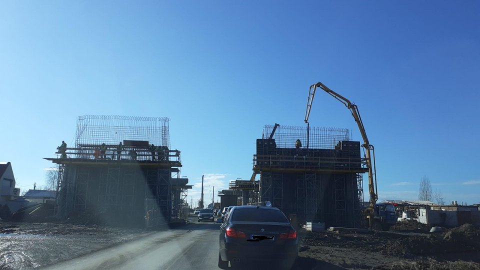 Pas important pe Şantierul Pasajului Domneşti, pe Centura Capitalei