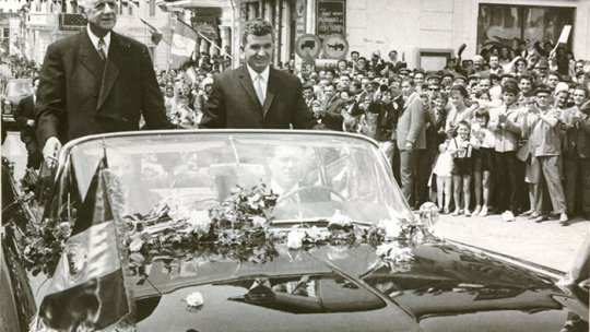 "Vizita preşedintelui Franţei în România. Anul 1968"