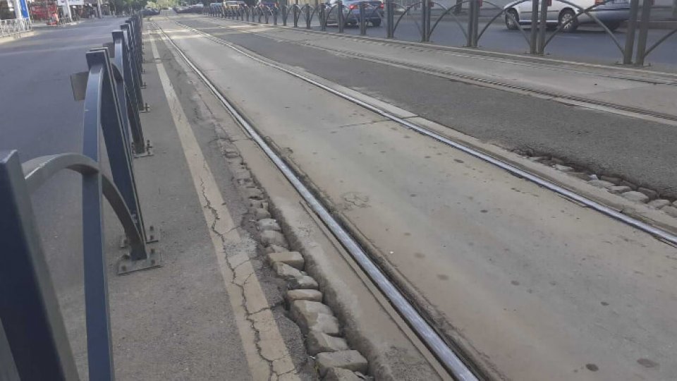 Primăria Capitalei a început modernizarea liniei de tramvai pe B-dul Milea