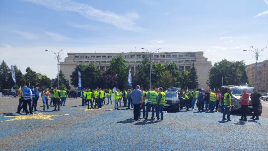 Un nou protest al poliţiştilor