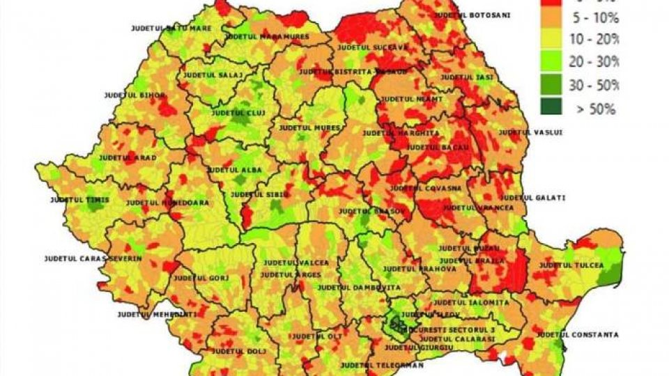 MAP: Vaccination in Romania