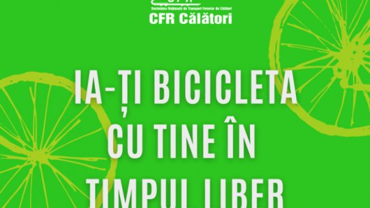 CFR: Bicicletele demontabile/pliabile, transportate gratuit cu trenul