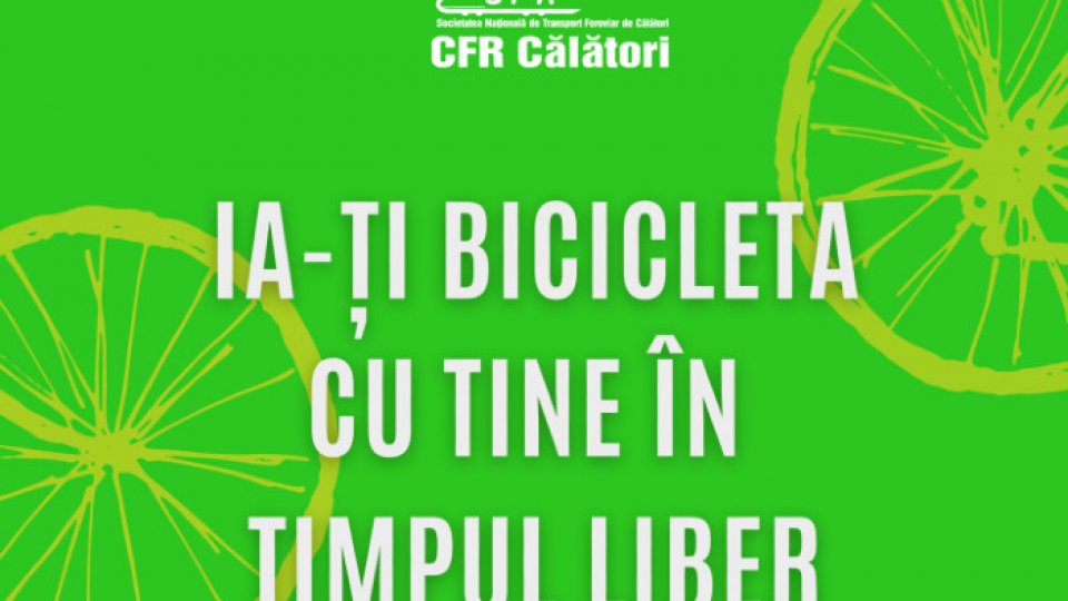 CFR: Bicicletele demontabile/pliabile, transportate gratuit cu trenul