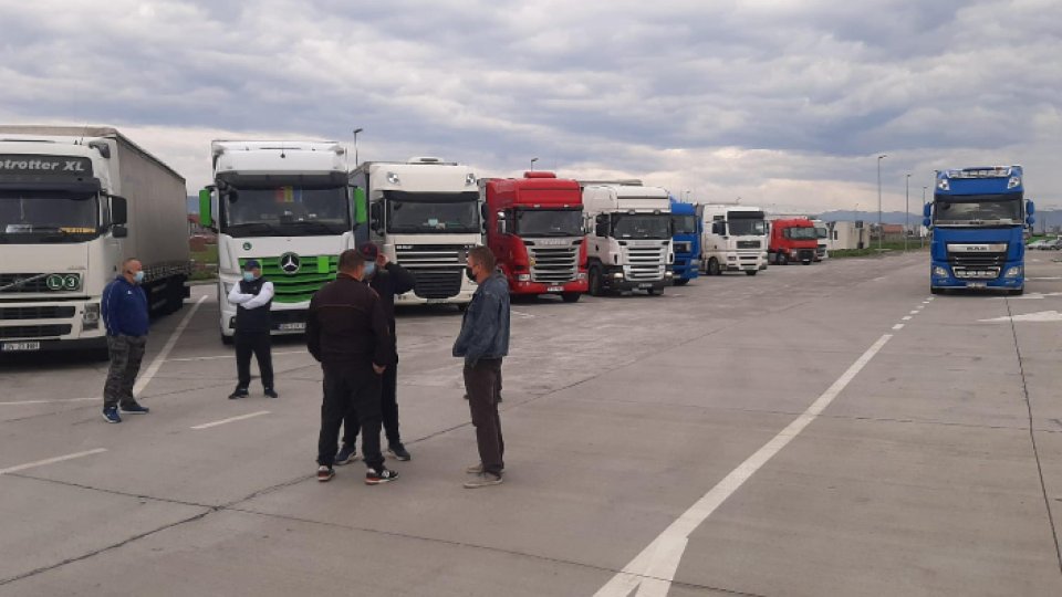 Protest al transportatorilor de mărfuri