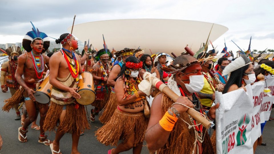Confruntări între indigeni şi poliţişti în capitala braziliană, Brasilia  